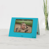 Carte Trump Sandtrap Greeting Card (Dos)