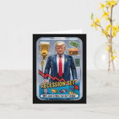 Carte Trump Satire Survié Récession Box Set Action Fig (Fleur jaune)