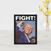 Carte Trump Shot 2024 (Fleur jaune)