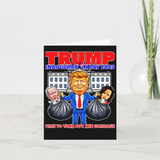 Carte Trump sort les poubelles (Devant)