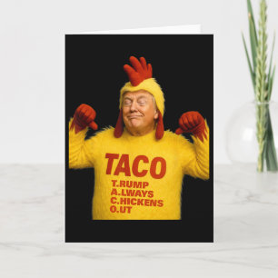 Carte Trump Taco Trump fait toujours marche arrière