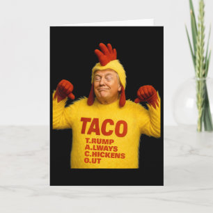 Carte Trump Taco Trump se dégonfle toujours