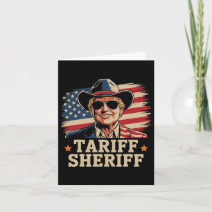 Carte Trump Tarriffs Tarif Sheriff Président Trump Tari