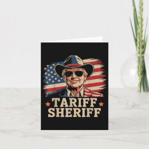 Carte Trump Tarriffs Tarif Sheriff Président Trump Tari