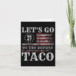 Carte Trump toujours poules dehors sortons de Taco Mème