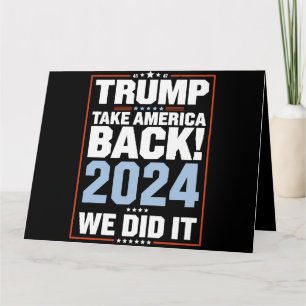 Carte Trump USA Drapeau Président 47 Trump