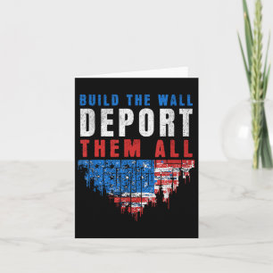 Carte Trump Va Construire Le Mur Les Déporter Tous Élec