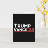 Carte Trump Vance 2024 (Fleur jaune)