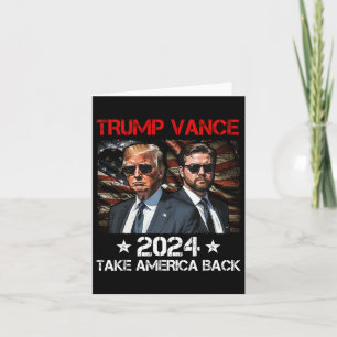 Carte Trump Vance 2024 Donald Trump J.d. Vance Reprenez 