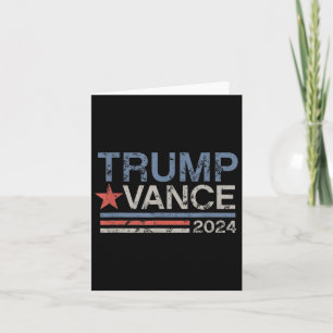 Carte Trump Vance 2024 Retro Stripe Trump Jd Vance