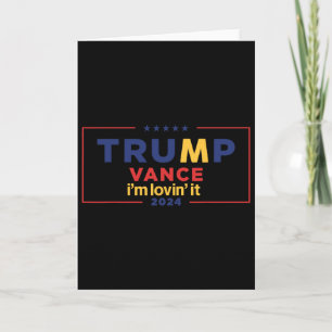 Carte Trump Vance J'adore Ça 2025 Citation Drôle T