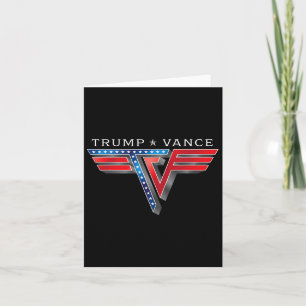 Carte Trump Vance Tv Rocker Logo Vintage Trump Vance 202