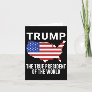 Carte Trump, Véritable Président Du Monde