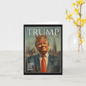 Carte Trump Vit Longtemps Le Roi Drôle Tee - shirts (Fleur jaune)
