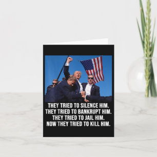 Carte Trump vit, Trump combat -combat- combat 2024