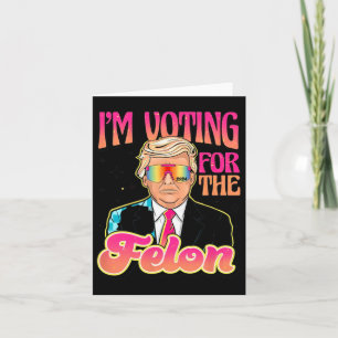 Carte Trump Votez 4 Trump 2024 Dons