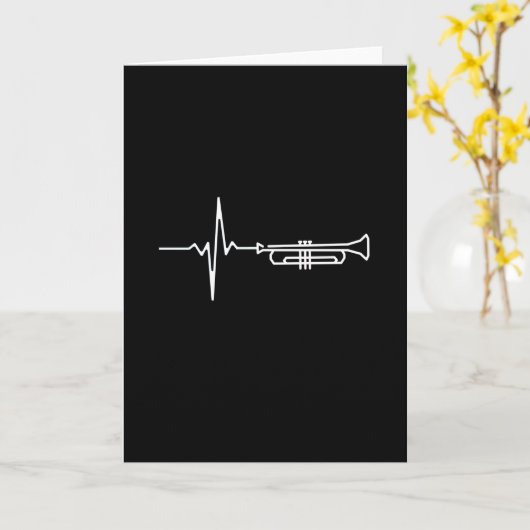 Carte Trumpet Hearbeat (Fleur jaune)