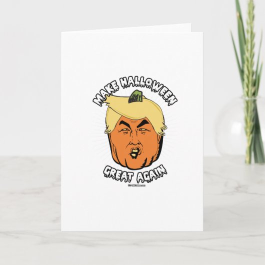 Carte Trumpkin - rendez Halloween grand encore (Devant)