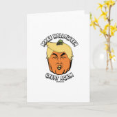 Carte Trumpkin - rendez Halloween grand encore (Fleur jaune)