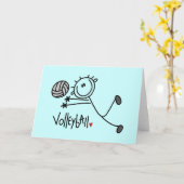 Carte Tshirts et cadeaux de volley-ball de base-ball (Fleur jaune)