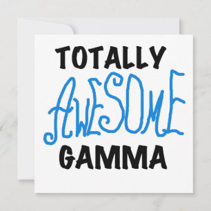 Carte Tshirts et cadeaux Gamma Blue totalement géniaux