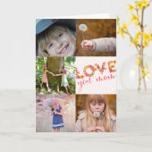 Carte Tu aimes maman | Simple photo Collage Fête des mèr (Fleur jaune)