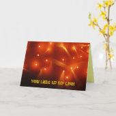 Carte Tu Allumes Ma Vie ! (Fleur jaune)