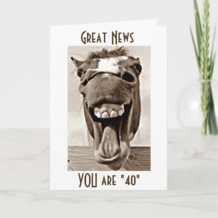 CARTE TU AS "40" ET JE NE SUIS PAS ANNIVERSAIRE