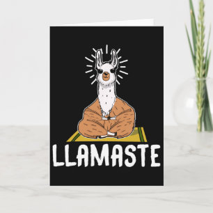 Carte Tu as appelé Lama Yoga Drôle Lama Méditation Zen A