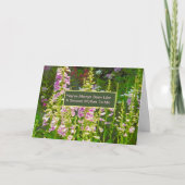 Carte "Tu as été comme une 2ème mère pour moi"/floral (Devant)