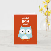 Carte Tu as QUEL âge ? (Fleur jaune)