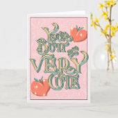 Carte Tu as un cul très mignon (Fleur jaune)