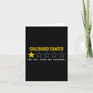 Carte Tu Chilhood Cancer Awareness Mois Costume Ribbon
