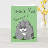 Carte Tu déchires ! Drôle de remerciement (Fleur jaune)