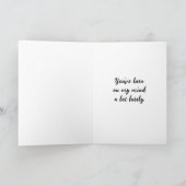 Carte Tu es dans mon esprit | Dormir sur une fleur (Intérieur)