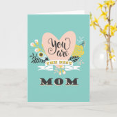 Carte Tu es la meilleure maman (Fleur jaune)