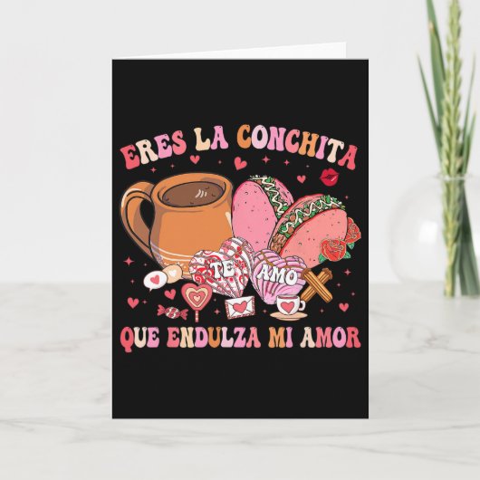 Carte Tu es la petite conque qui adoucit mon amour mexic (Devant)