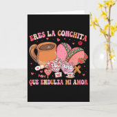 Carte Tu es la petite conque qui adoucit mon amour mexic (Fleur jaune)
