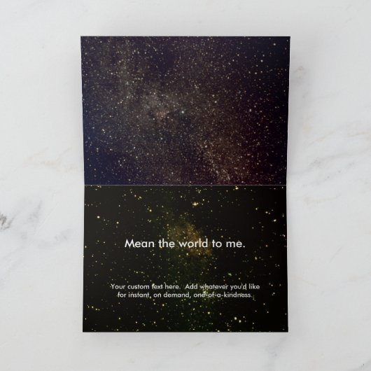 Carte Tu es le Monde (Intérieur)