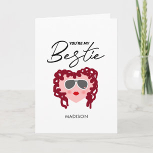 Carte Tu es ma meilleure amie Amitié drôle Personnalisé