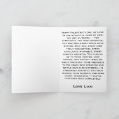 Carte Tu es ma Reine d'échecs pour la Saint-Valentin (Intérieur)