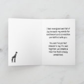 Carte « Tu es mon élément préféré » (Intérieur)