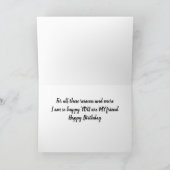 CARTE TU ES MON ***MEILLEUR AMI*** D'ANNIVERSAIRE (Intérieur)