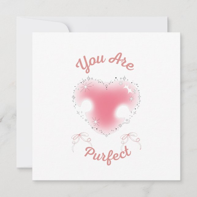 Carte tu es parfait (Devant)