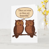 Carte Tu es sage et belle (Fleur jaune)