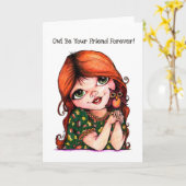 Carte Tu Es Ton Ami Pour Toujours ! (Fleur jaune)