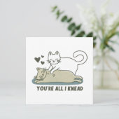 Carte Tu es tout ce que j'aime Chat Saint-Valentin (Debout devant)