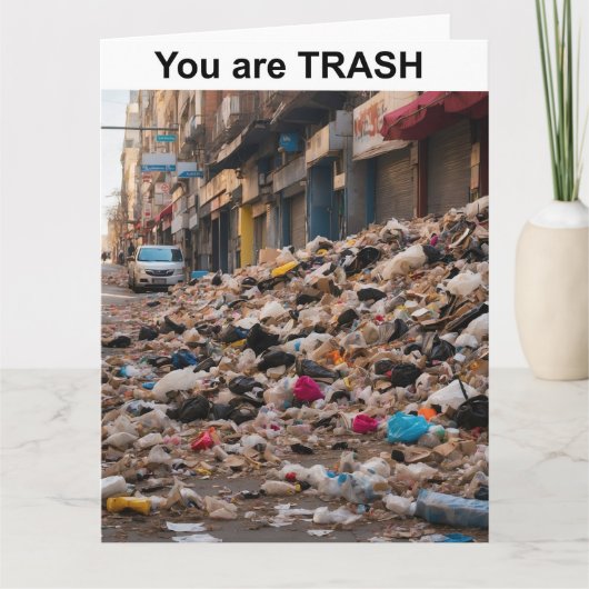 Carte Tu es TRISTE. (Devant)