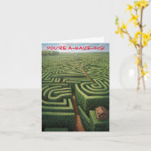 Carte Tu es un pétrin de maïs ! -Merci (Fleur jaune)