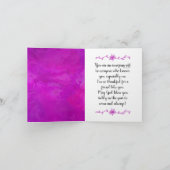 Carte Tu es une bénédiction si MERVEILLEUSE, PLEINEMENT (Intérieur)